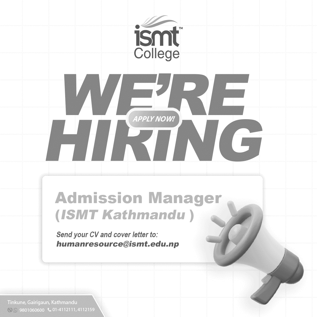 ISMT College Kathmandu Vacancy 