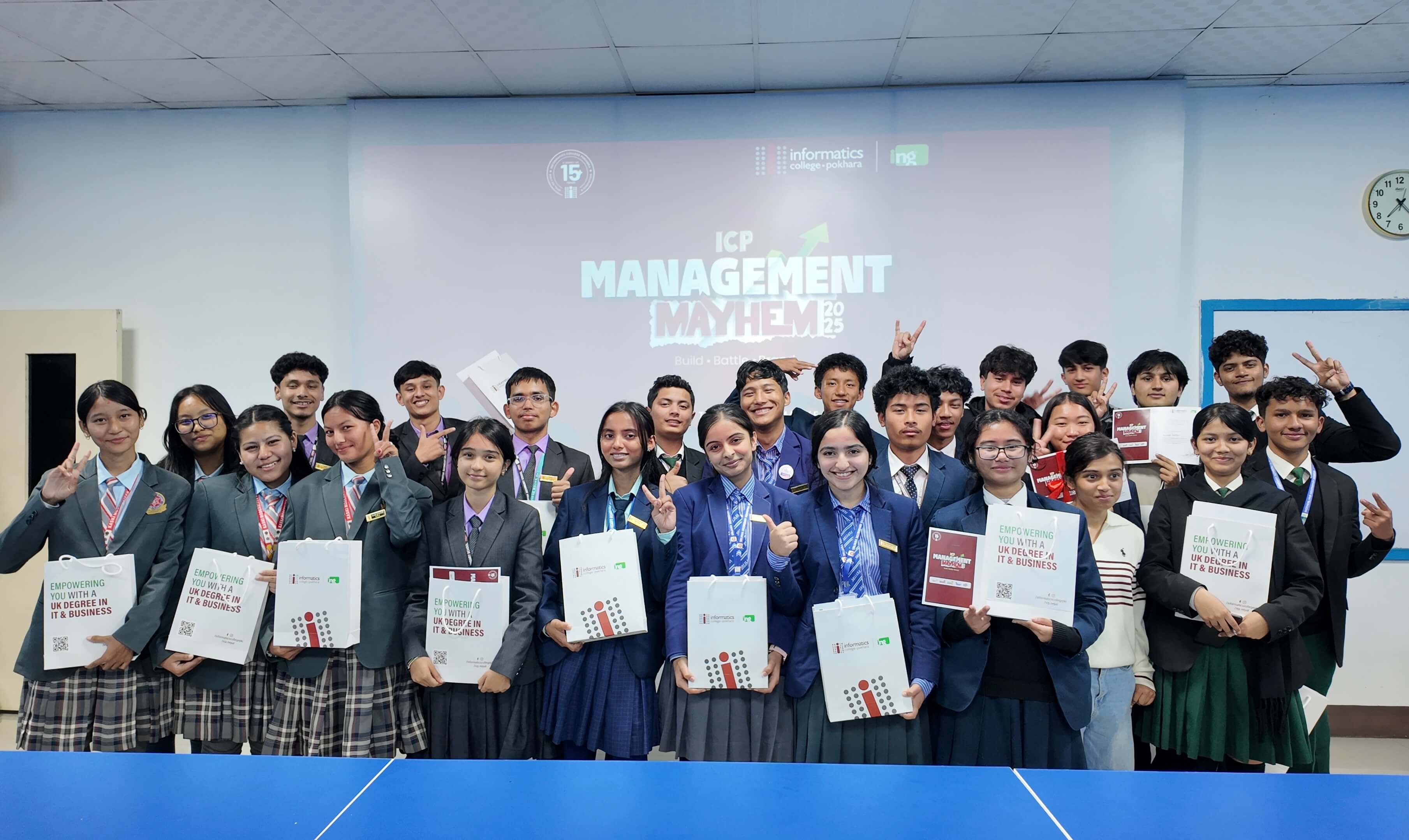 Management Mayhem 2025 Held at Informatics College Pokhara 1 