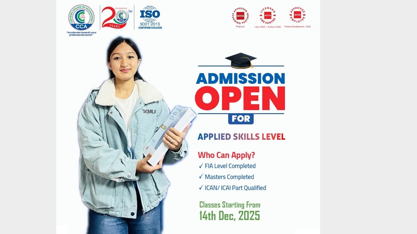 New Applied Skills and Strategic Professional Classes from December 14 at CCA