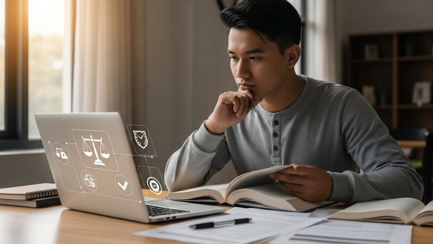 Students Practicing Ethical Use of AI in Education 