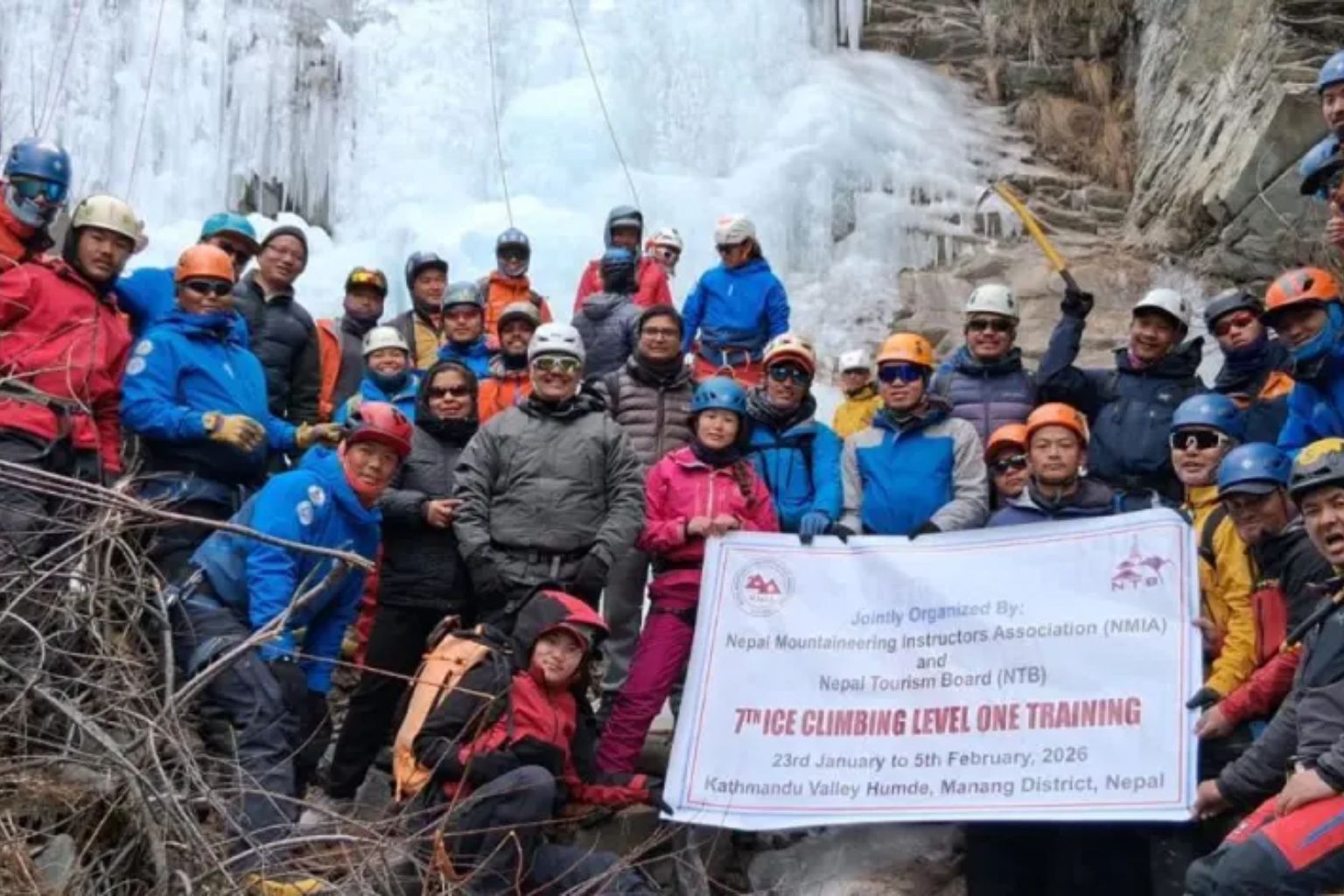 7th Ice Climbing Level-One Training Starts in Humde 