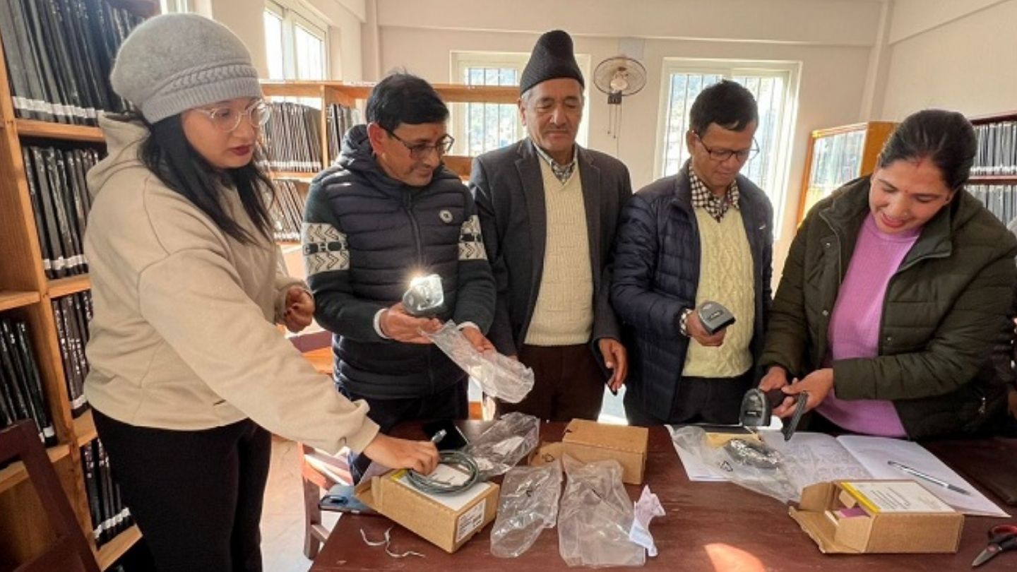 Equipment Support Provided to Dhawalagiri Multiple Campus Library in Baglung 
