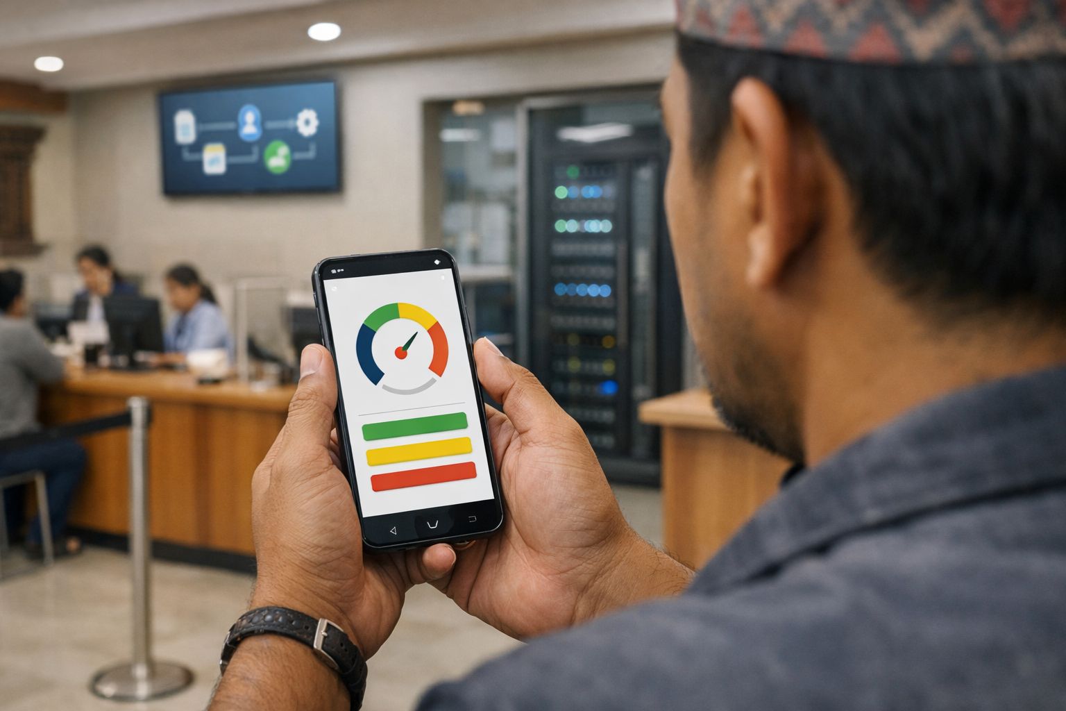 Modern service center in Nepal 