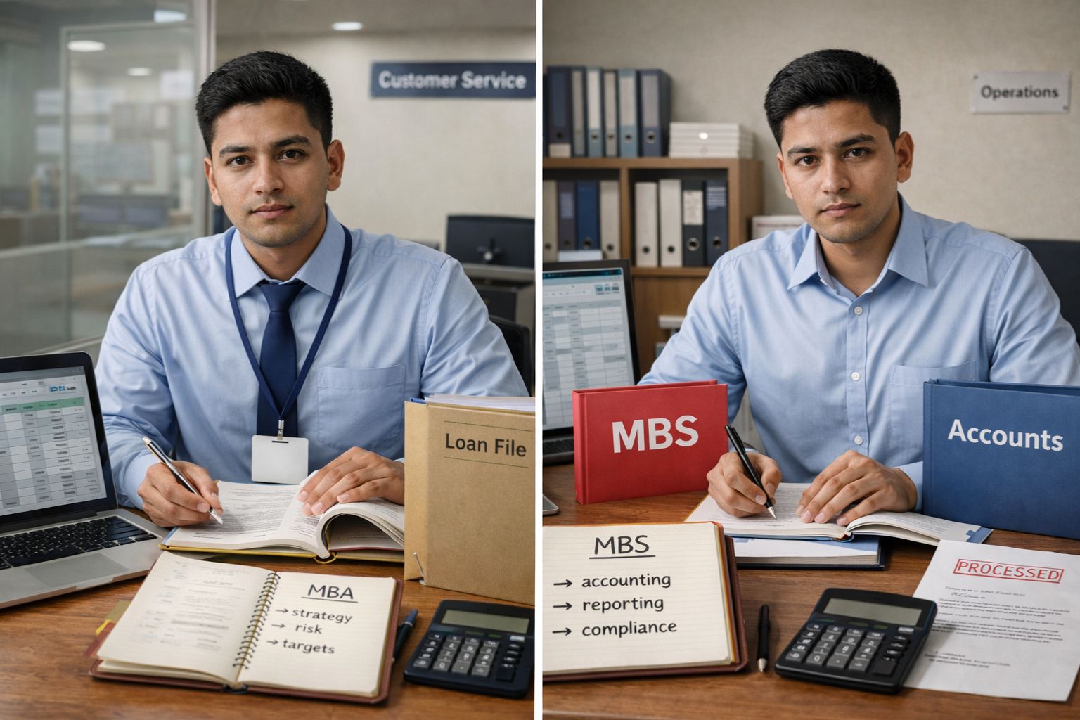 Nepali banking professionals in action