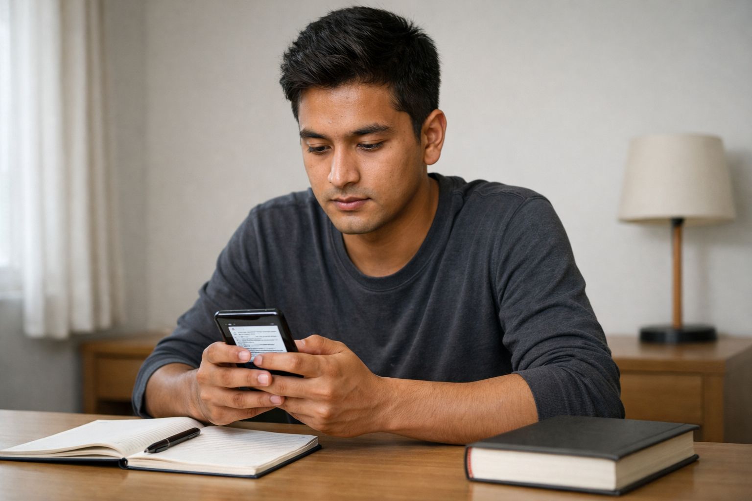 Study With Focus Using a Smartphone 