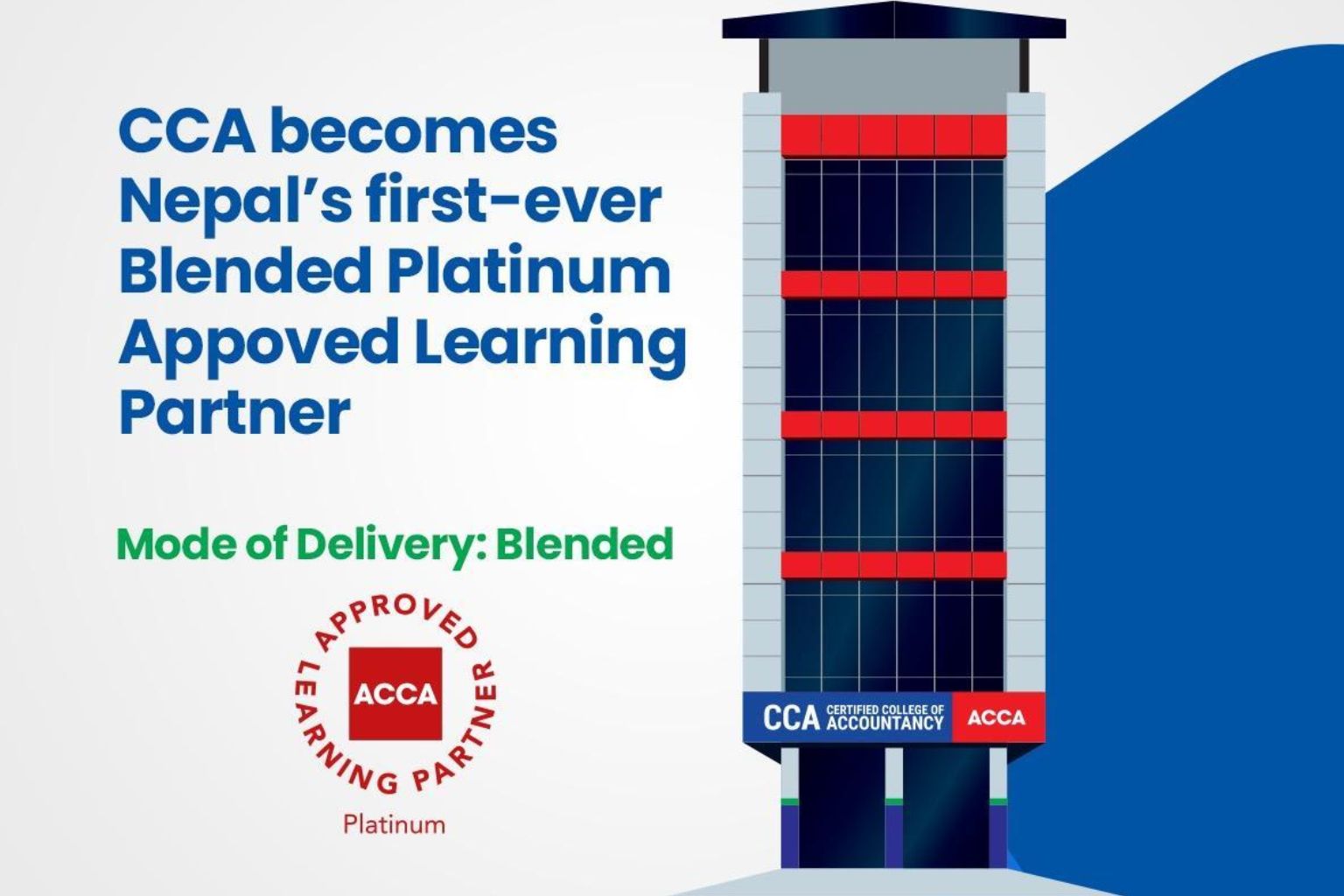 CCA Recognized as Blended Platinum ACCA Learning Partner 