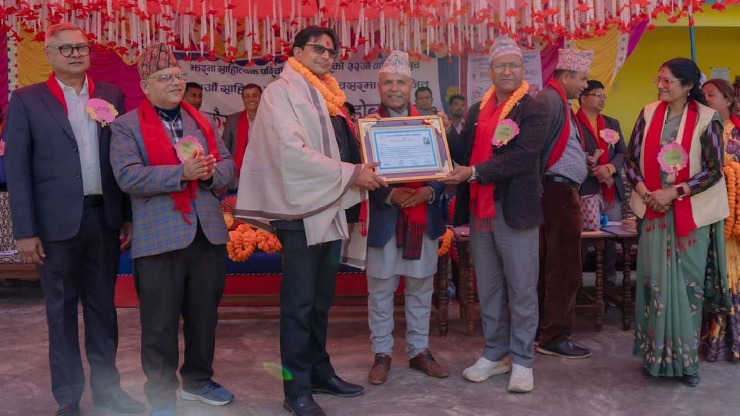 Dr. Ramesh Shubhechchhu Honoured in Makwanpur 