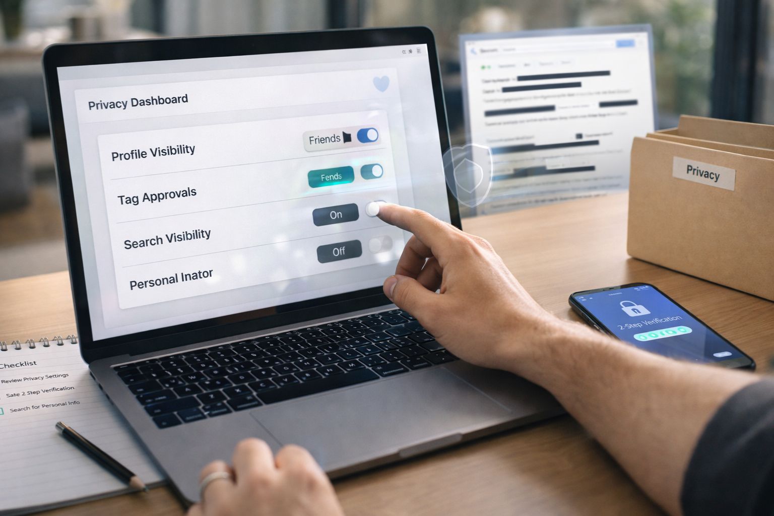 Managing digital privacy settings 
