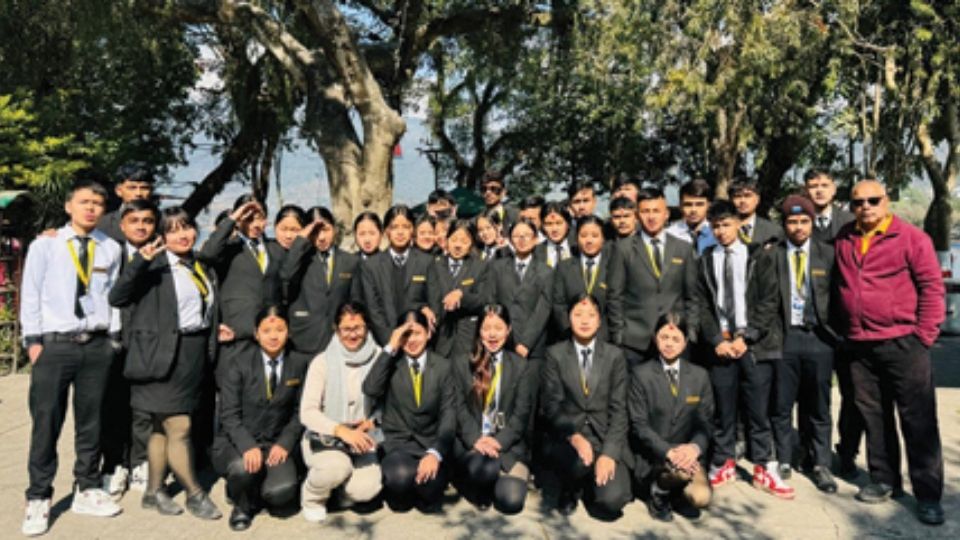 Manmohan Memorial College Students Group photo