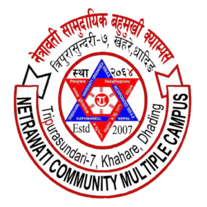 Netrawati Community Multiple Campus, Dhading Logo