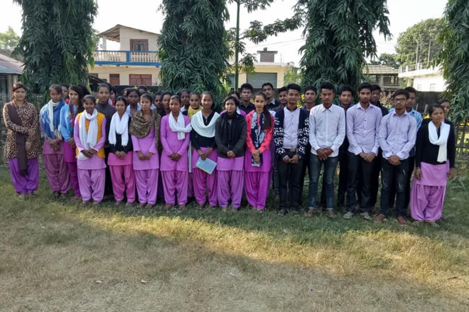 Sapahi College, Bara, Students and Building