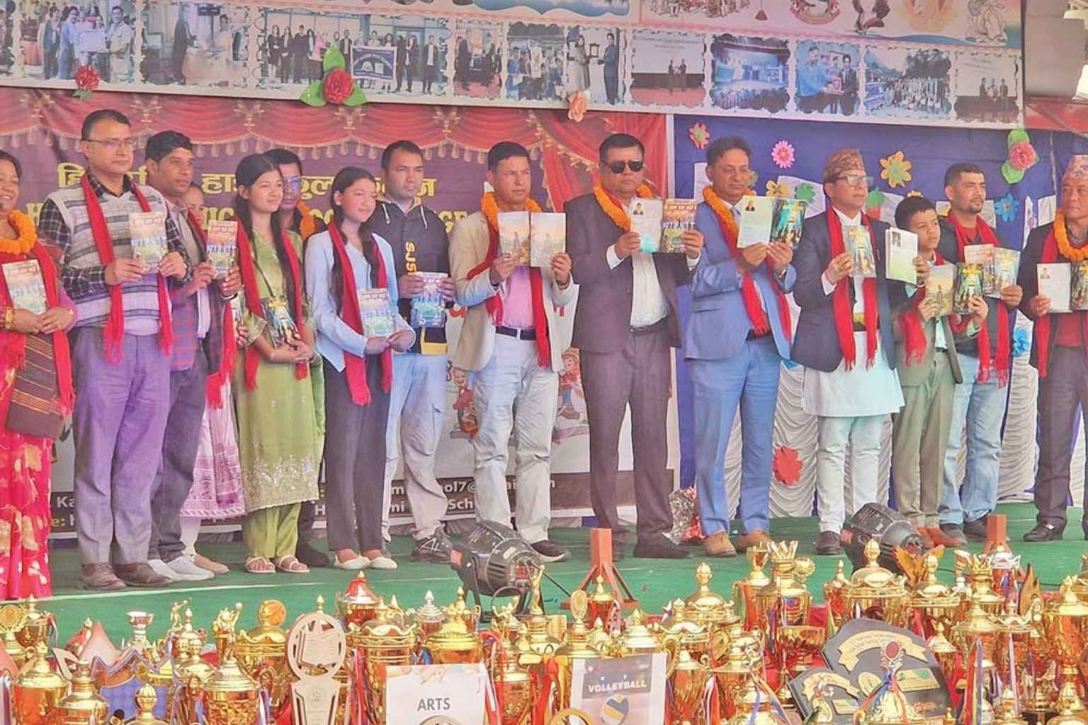 Three Student Children’s Story Books Released at Himrashmi High School 