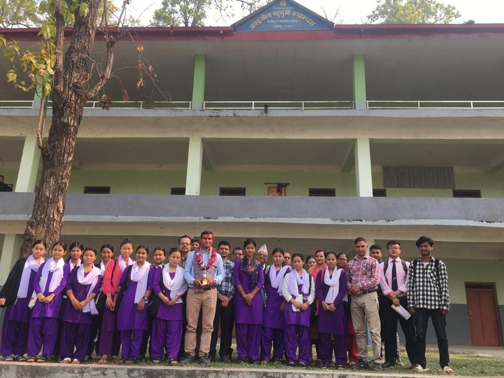 Aarungkhola Multiple Campus Building, Students and Teachers