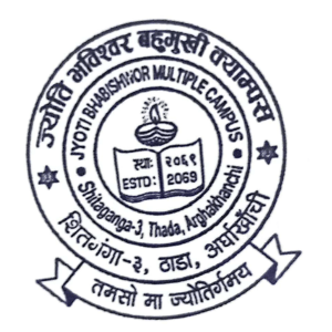 Jyoti Bhabishwor Multiple Campus, Arghakhanchi, Logo