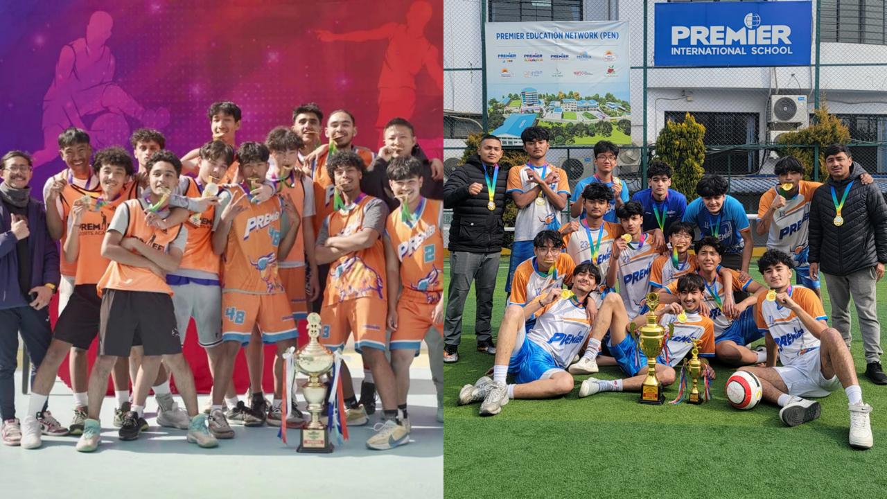 Premier International School Wins Football and Basketball Titles 