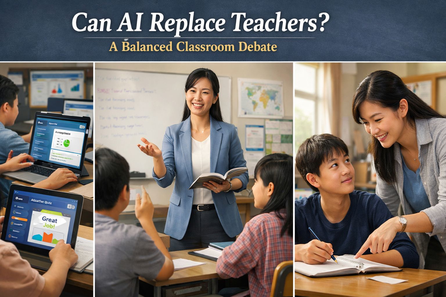 AI vs. teacher in the classroom