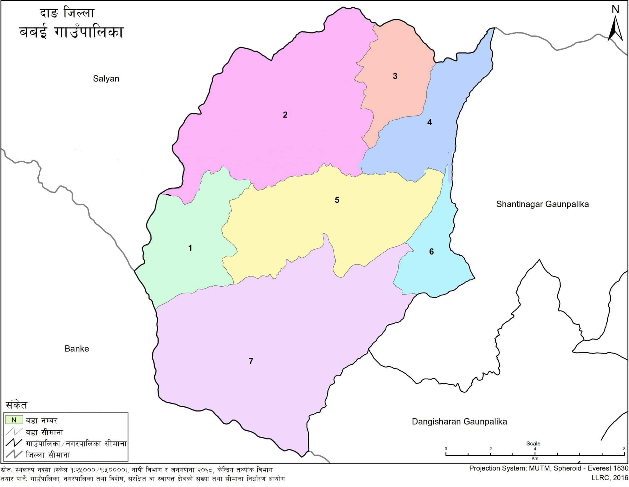 Babai Rural Municipality Map