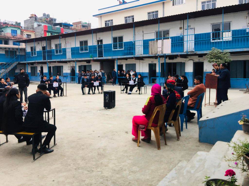Barahi College Damauli Tanahun Students and Teachers ECA