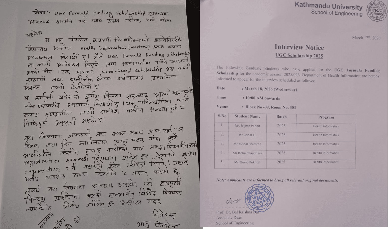 KU Student Alleges Bias in Scholarship Selection