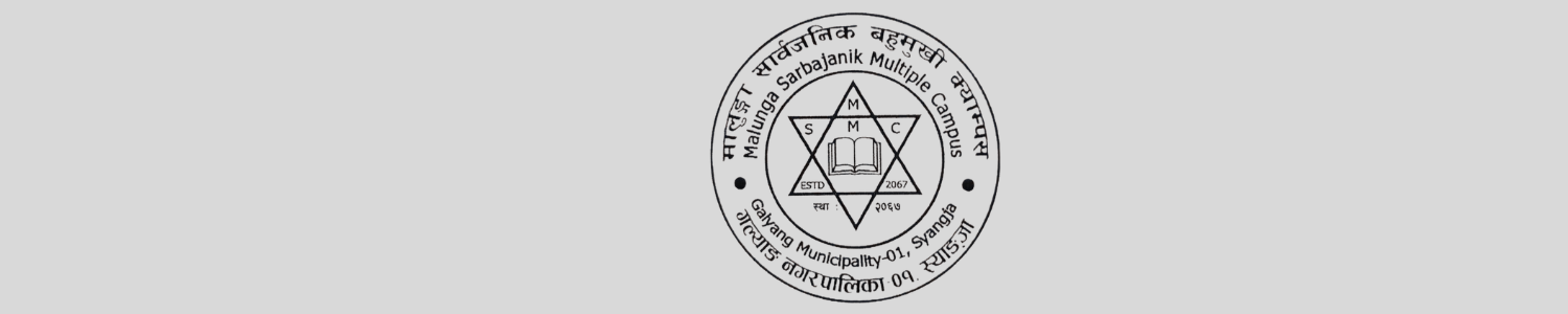 Malunga Sarbajanik Multiple Campus, Syangja, Banner 