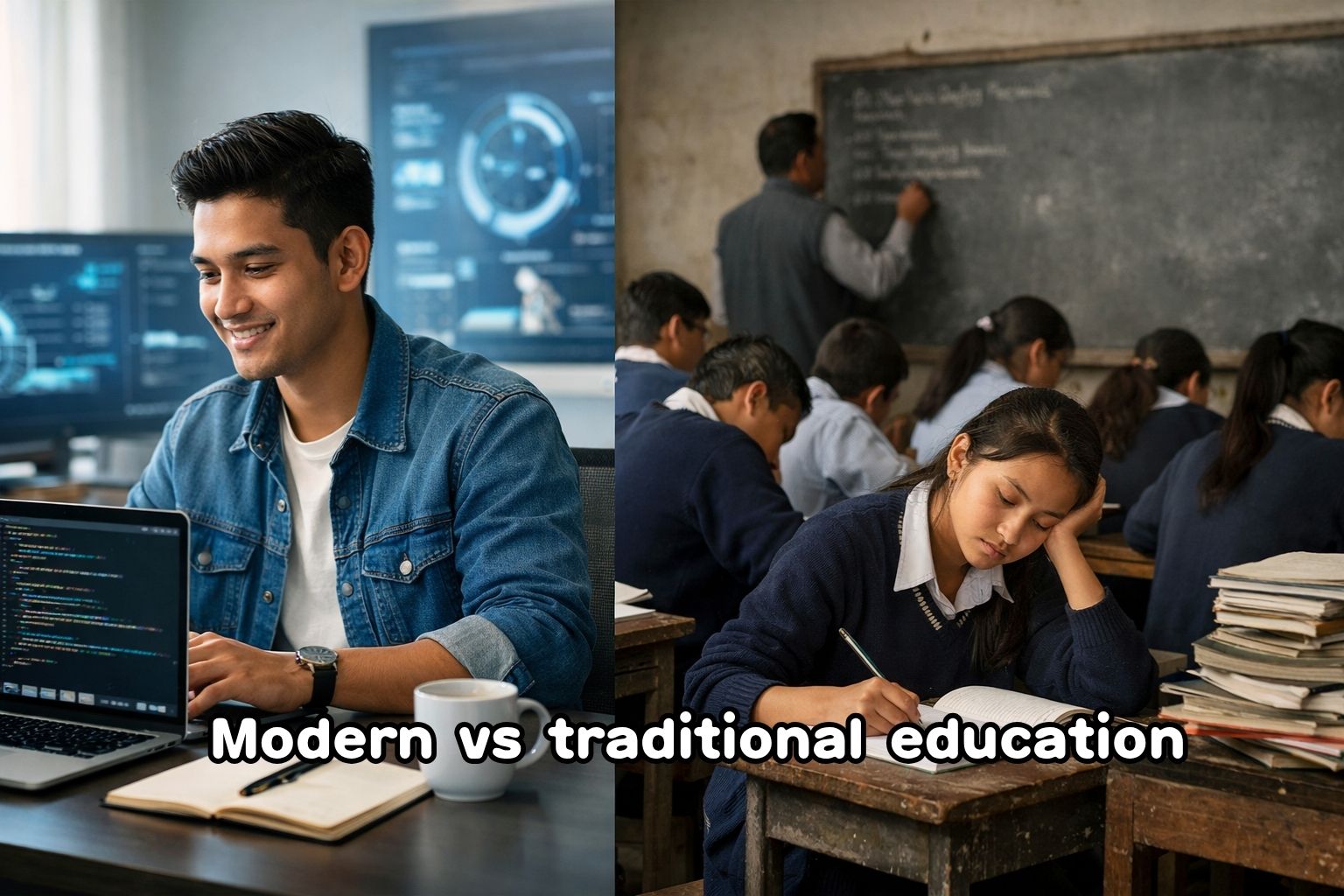 Modern Vs Traditional Education 