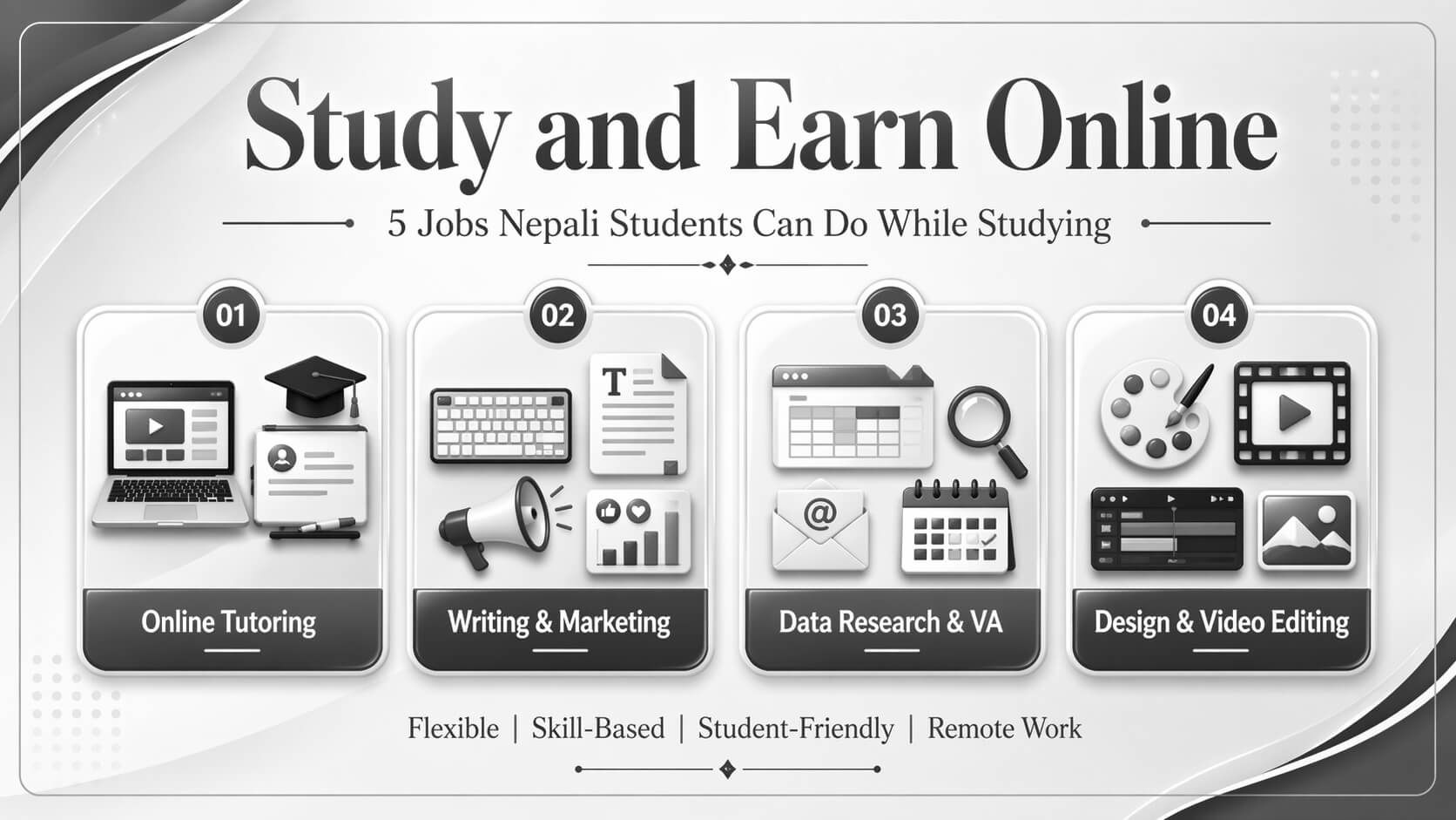 Online Jobs Nepali Students Can Do While Studying 