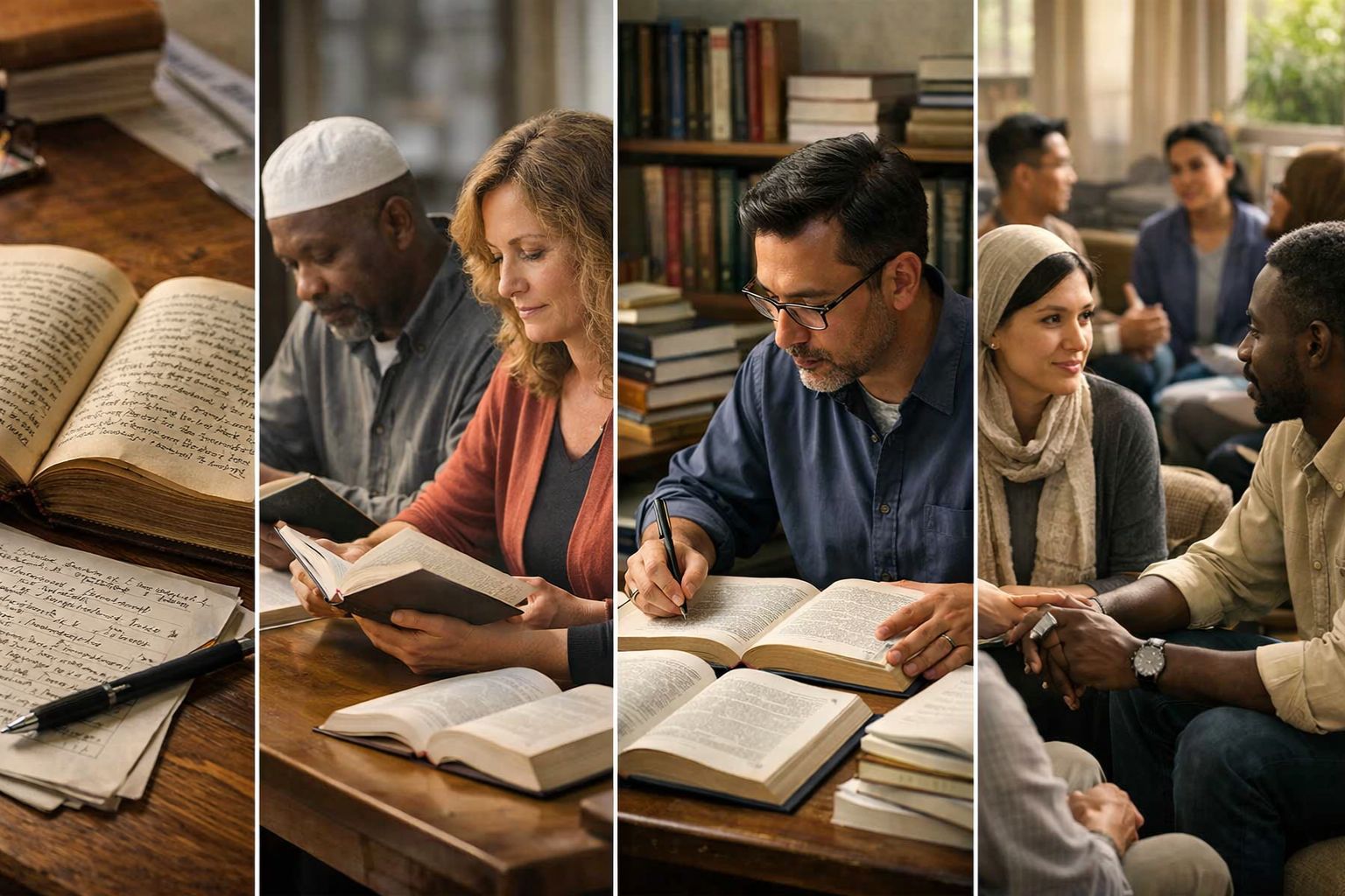 Religious texts and diverse discussions 