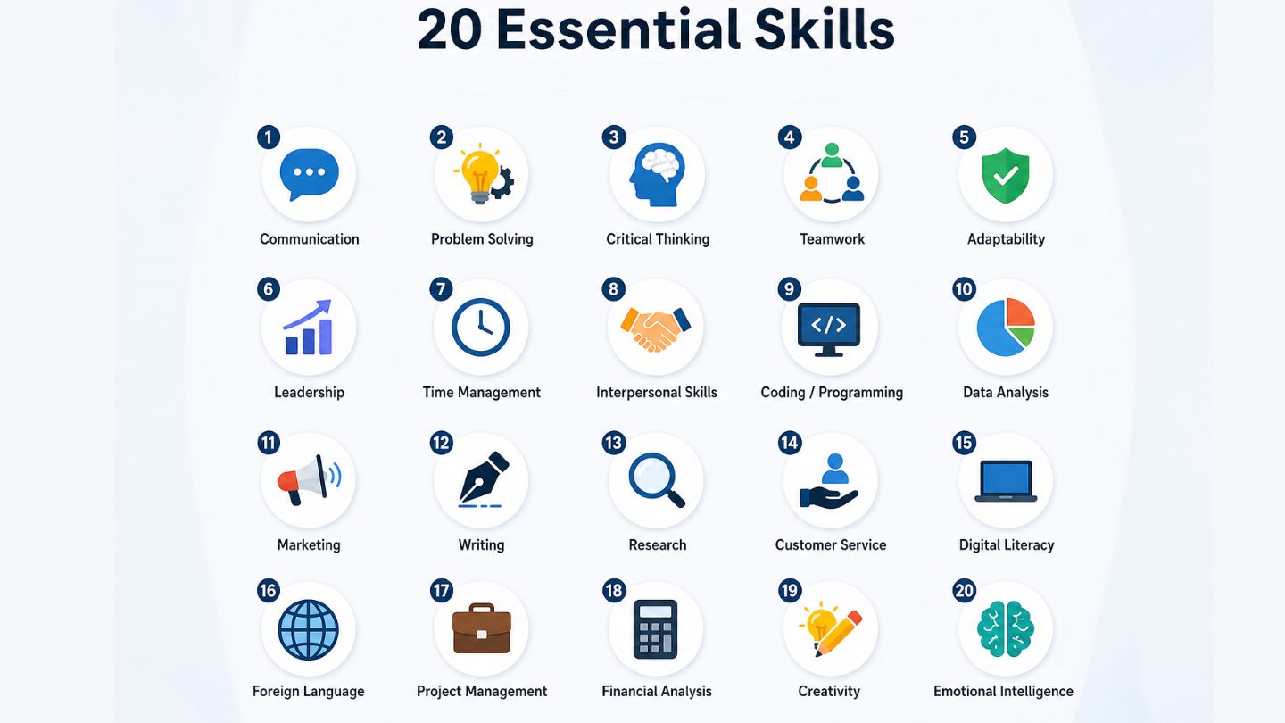 20 essential skills 