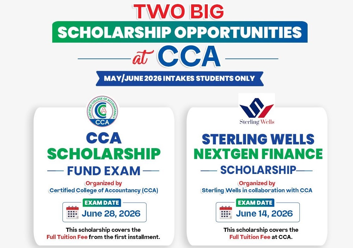 CCA Announces Scholarships for May June 2026 ACCA Intake 
