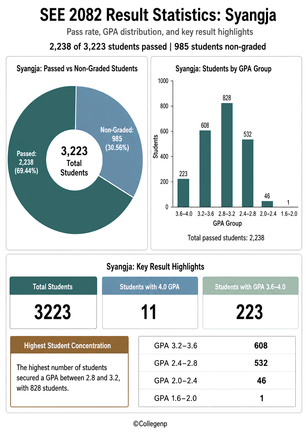 SEE Result 2082 Syangja 