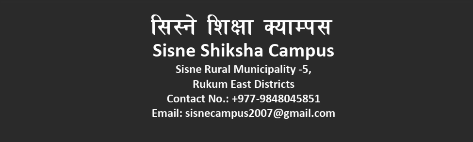 Sisne Shiksha Campus, Rukum East Banner