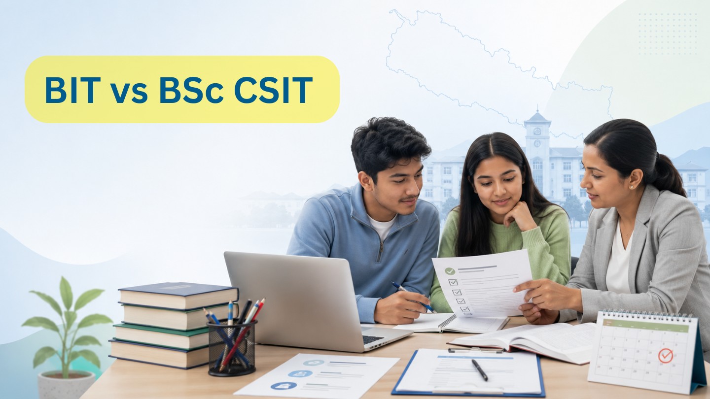 BIT vs BSc CSIT in Nepal 