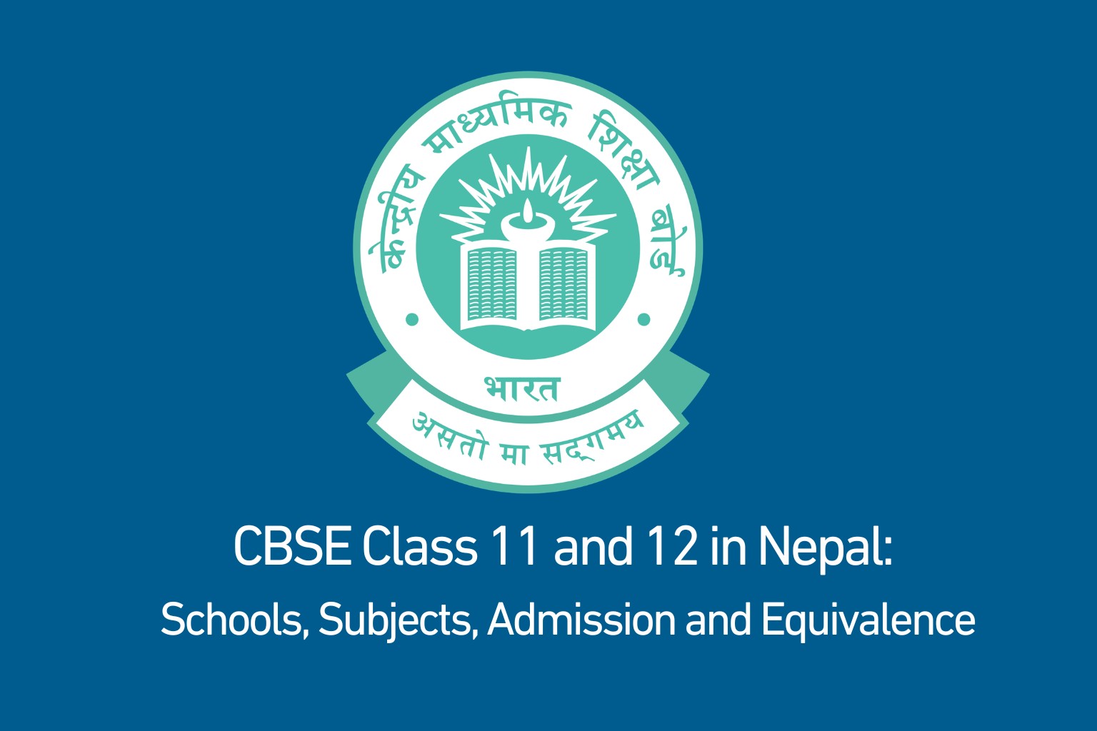 CBSE Class 11 and 12 in Nepal 