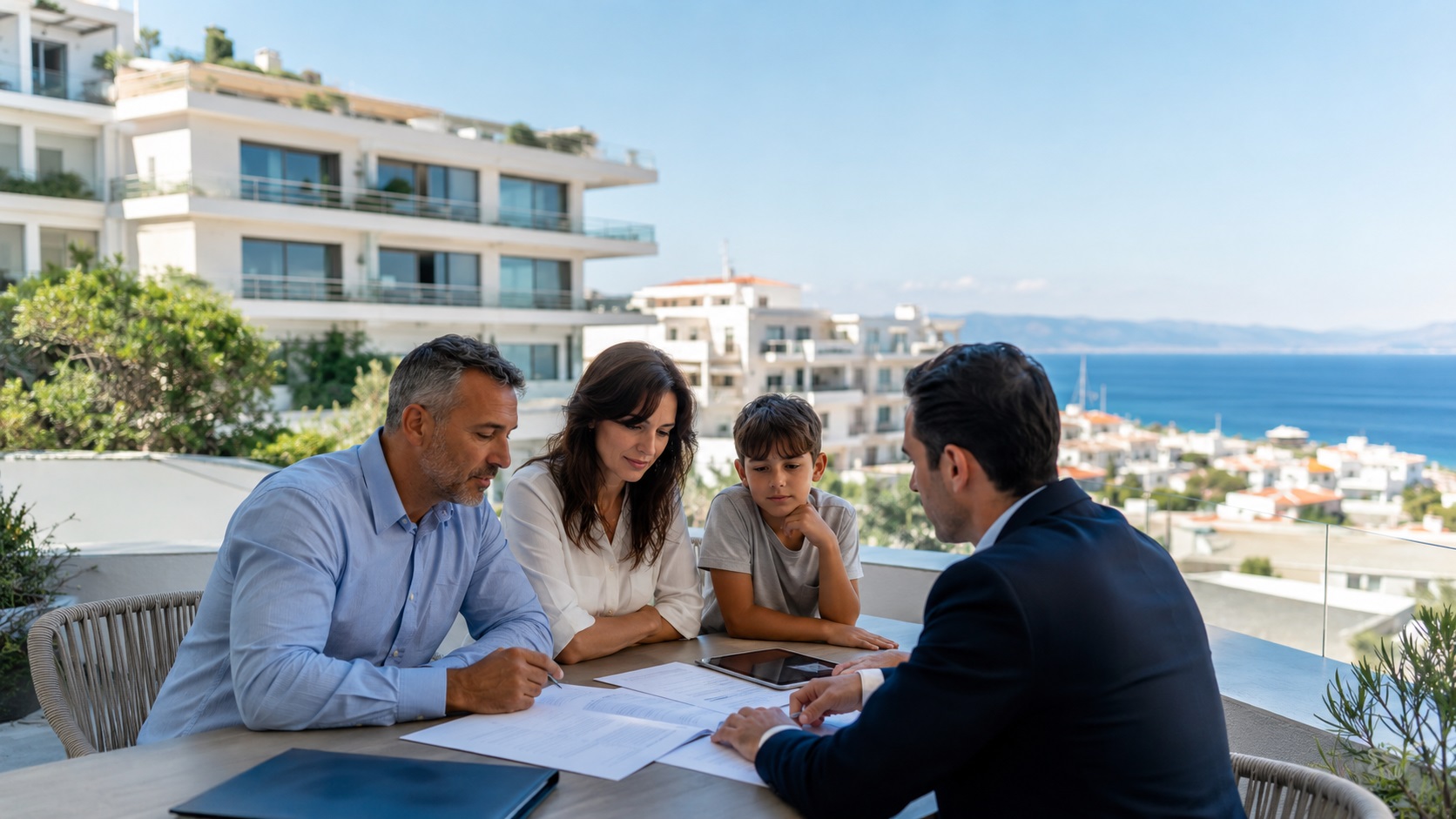 Coastal consultation with a sea view 