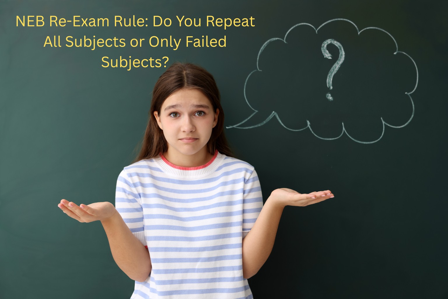 Confused Student Asking NEB Re-Exam Rule 
