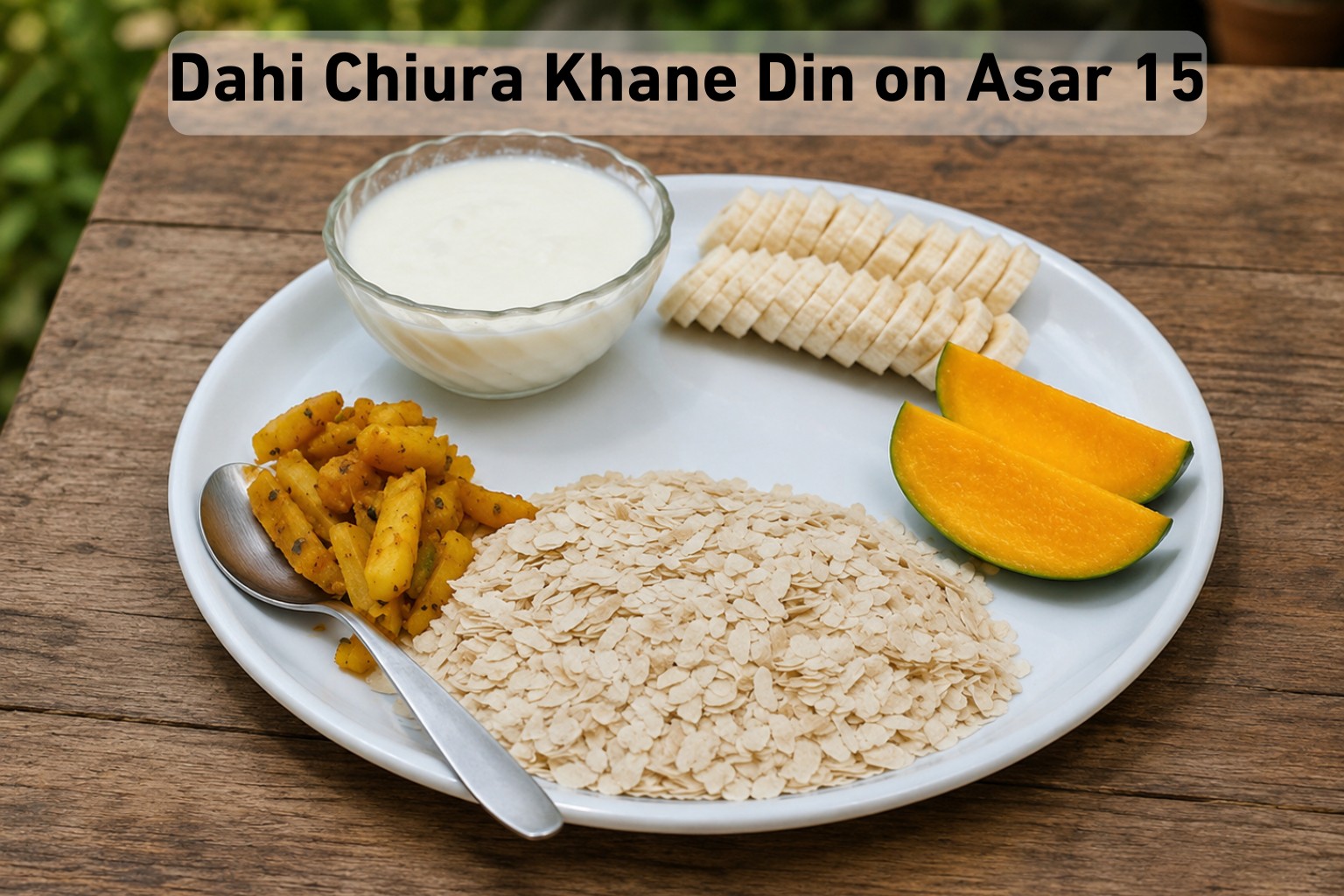 Dahi Chiura Khane Din on Asar 15 