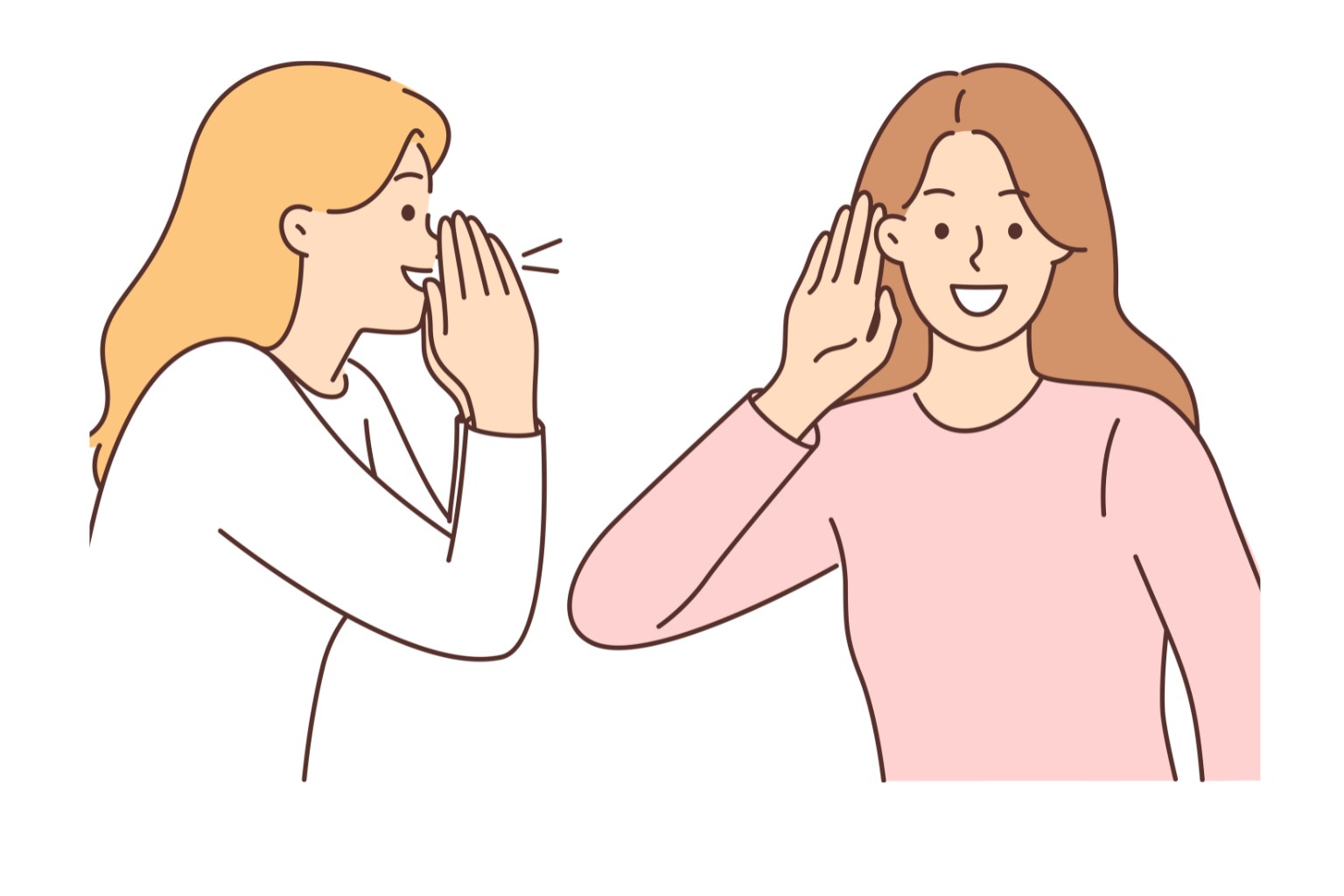 Deafblind Disabled Persons Illustrution 