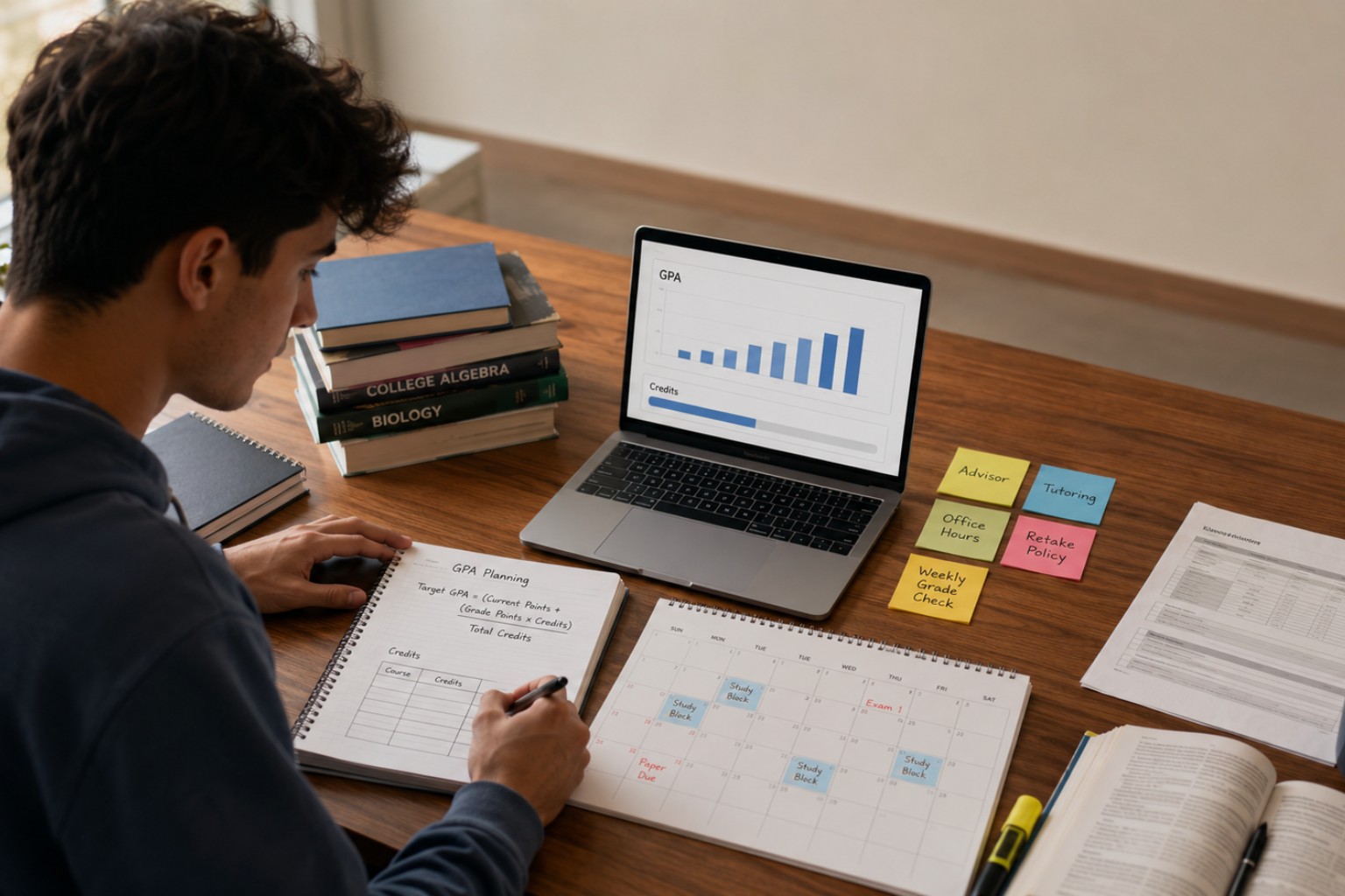 Focused student planning for success 