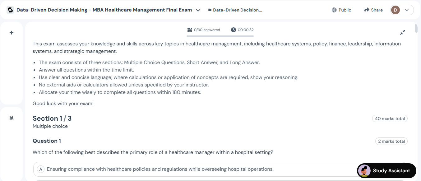 How does Studocu AI Mock Exam remove that setup work