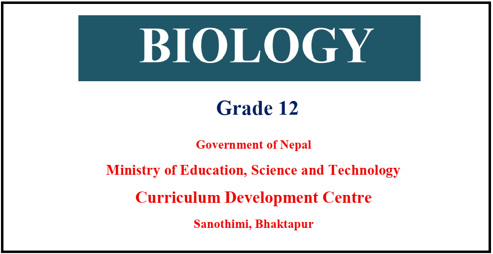 NEB Grade 12 Biology Textbook 