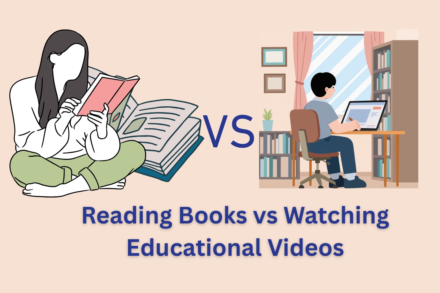 Reading Books vs Watching Educational Videos 