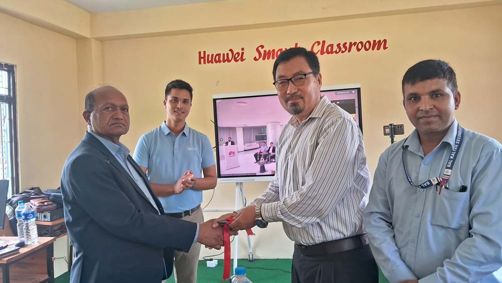 Smart Classroom at Bal Kalyan Secondary School, Lamjung 