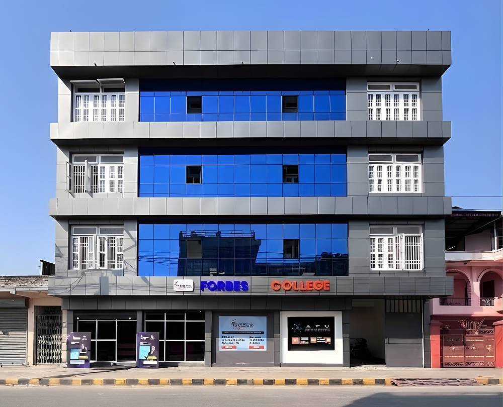 Forbes College, Bharatpur, Chitwan, Building