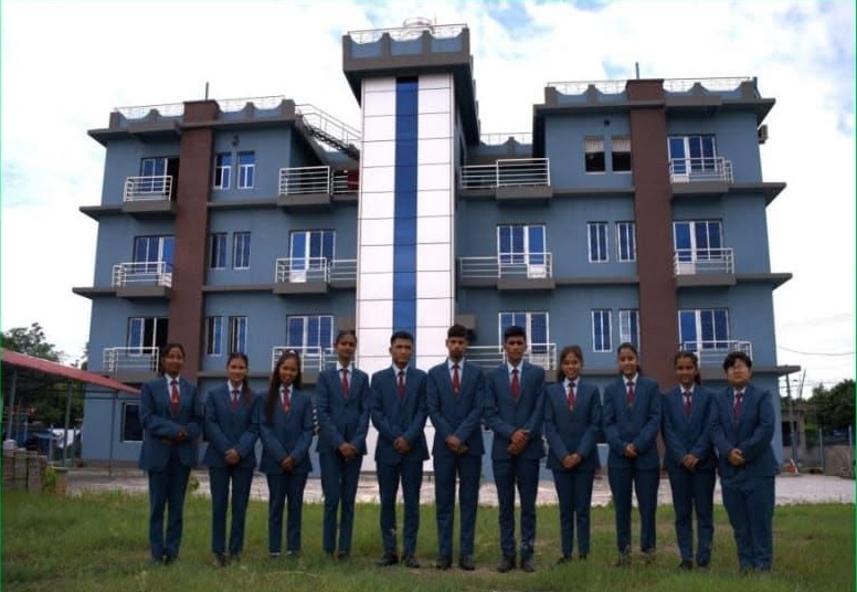Galaxy Multiple College, Dhangadhi, Kailali, Building and Students