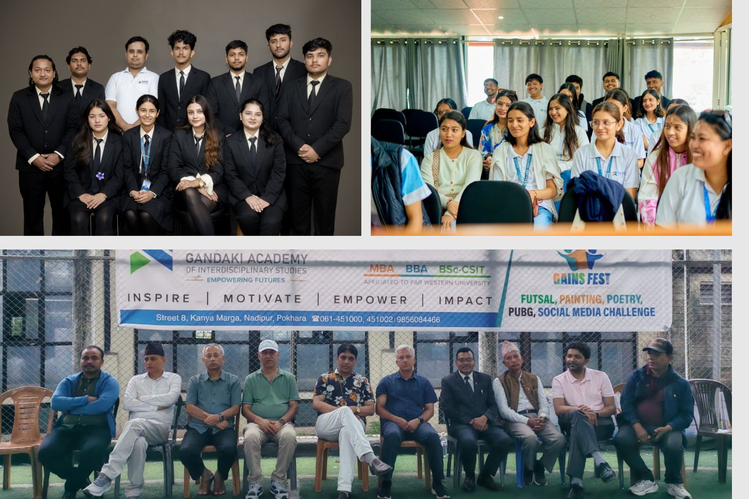 Gandaki Academy of Interdisciplinary Studies, Pokhara, Students