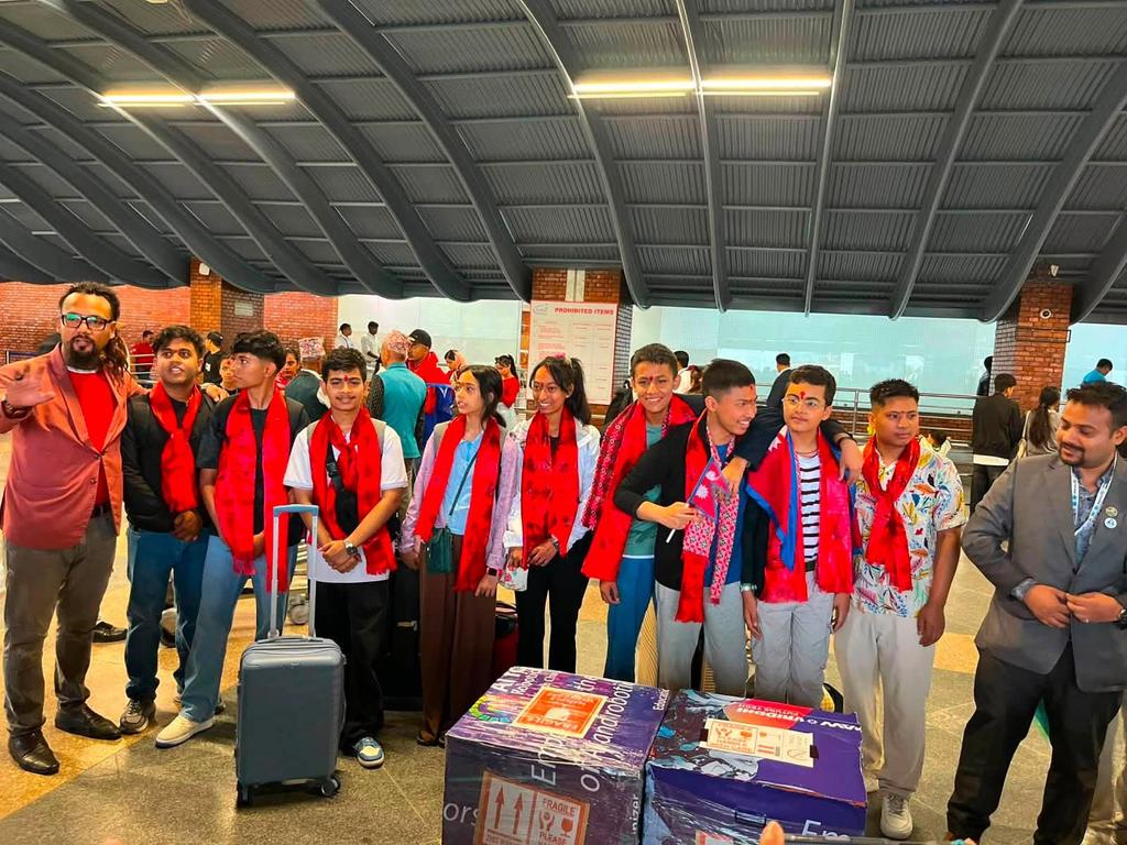Nepal Robotics Teams Leave for Youth Challenge 2026 Finals 
