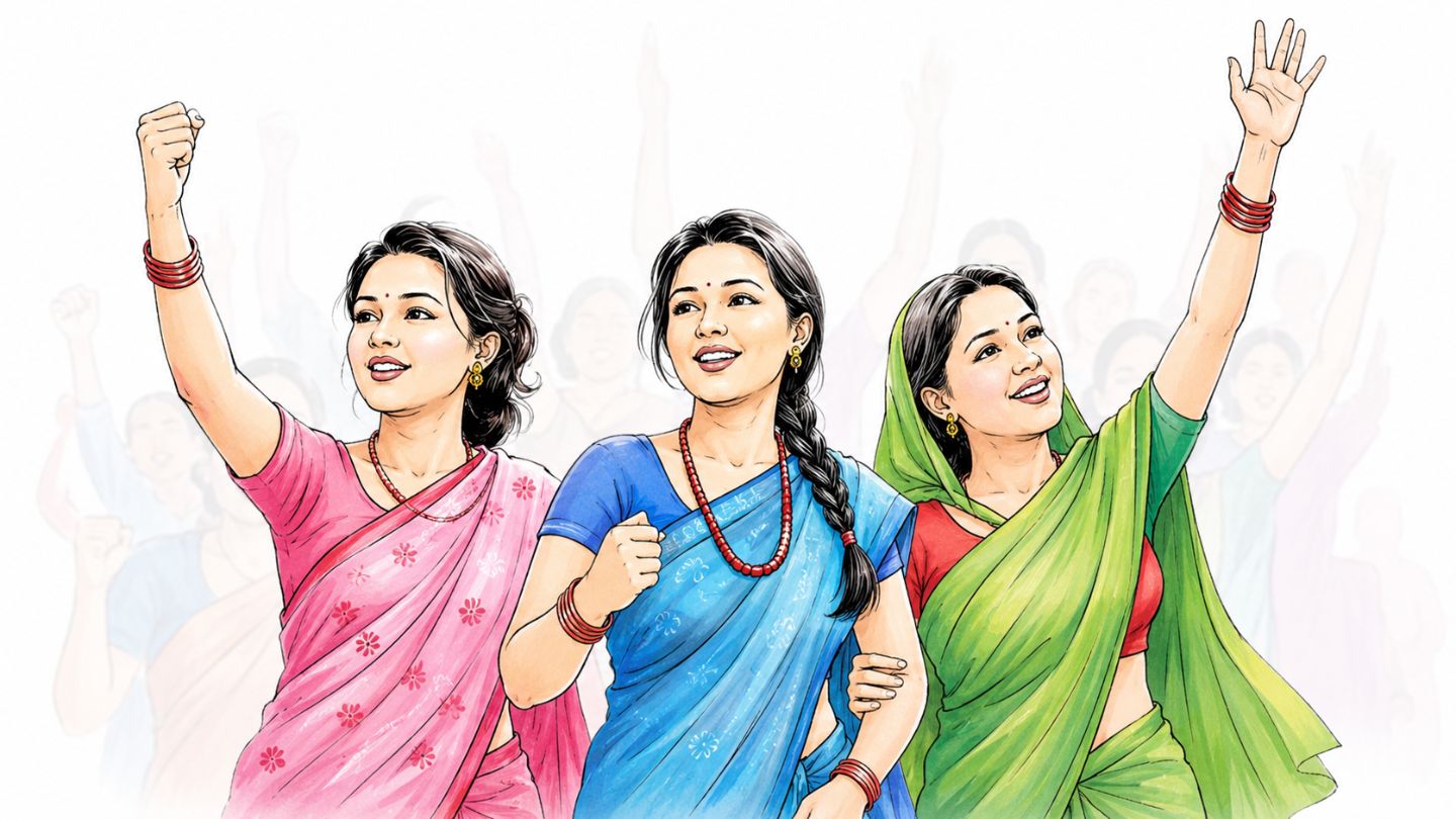 Nepali Women Celebrating Empowerment 