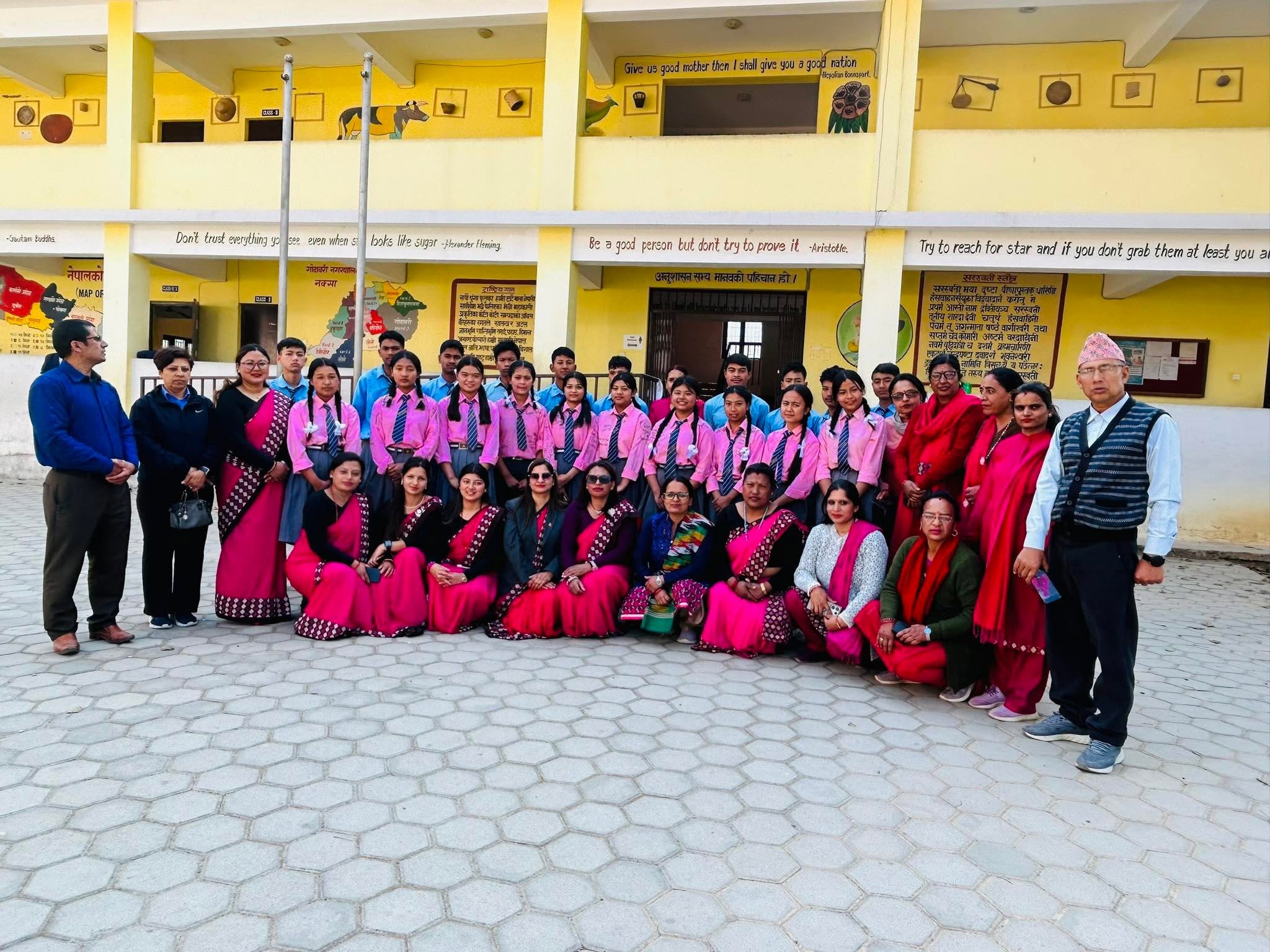 Path Pradarshak Secondary School, Badikhel, Lalitpur, Students and Teachers