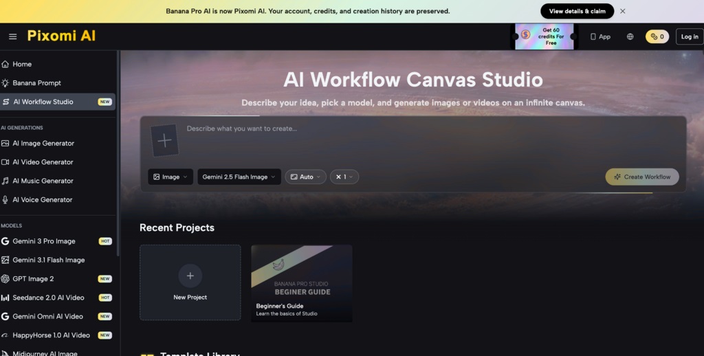 Pixomi AI Studio