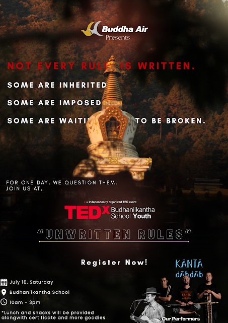 TEDx Budhanilkantha School Youth 2026 Registration Open 
